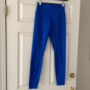 Blue Lululemon full length leggings